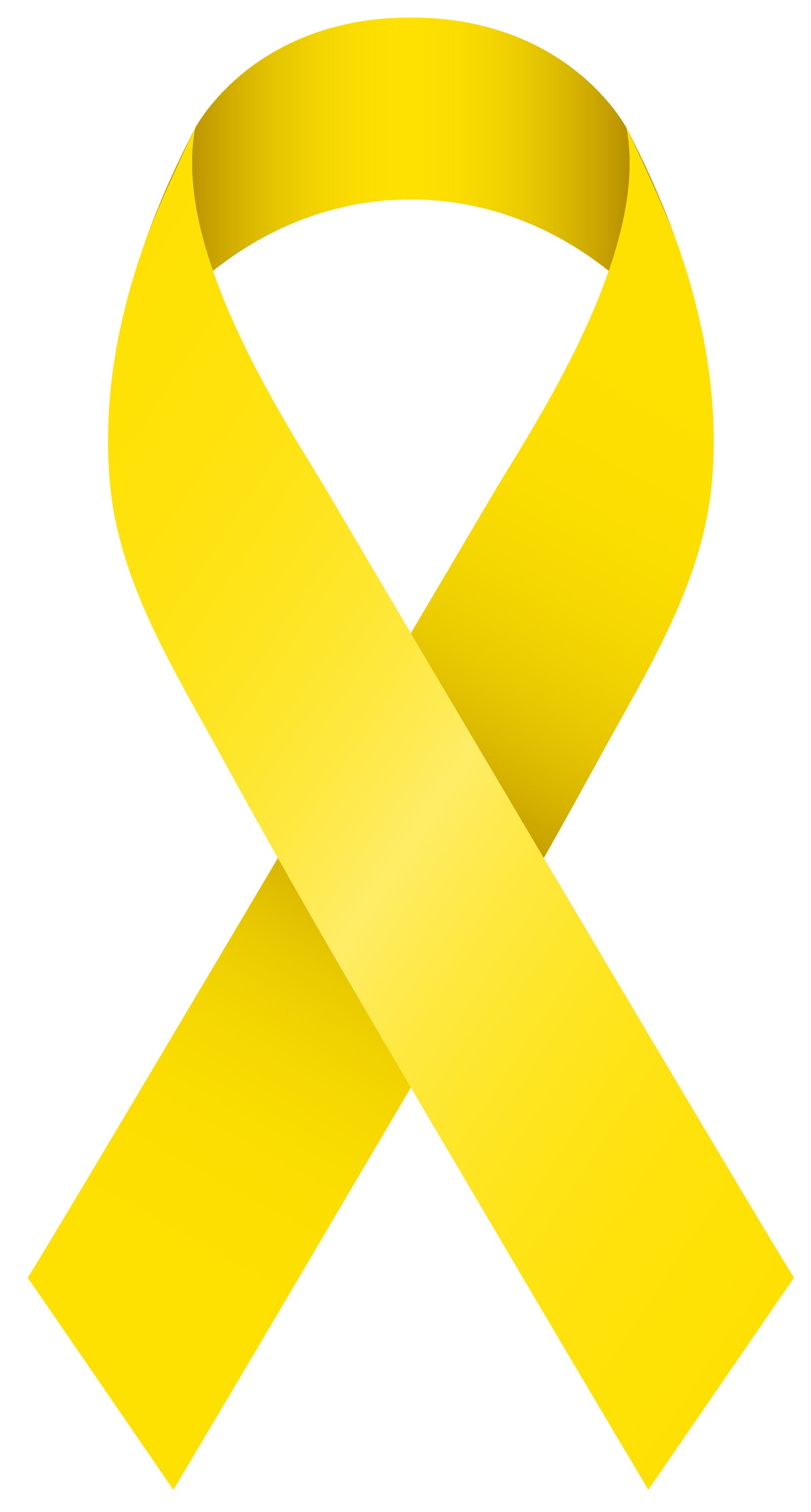 Yellow ribbon symbol for suicide prevention